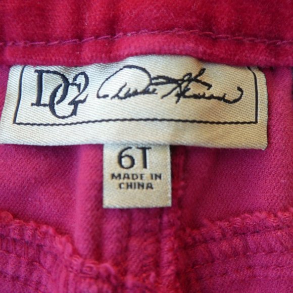 VeLVeT 28x31.5 Vintage 90s Y2K Red Trouser Pants High Waist Slightly Tapered Leg - Picture 7 of 9